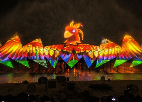 ウィングスオブタイム・ナイトショー鑑賞